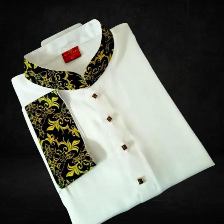 Ac Cotton Panjabi For Men - White