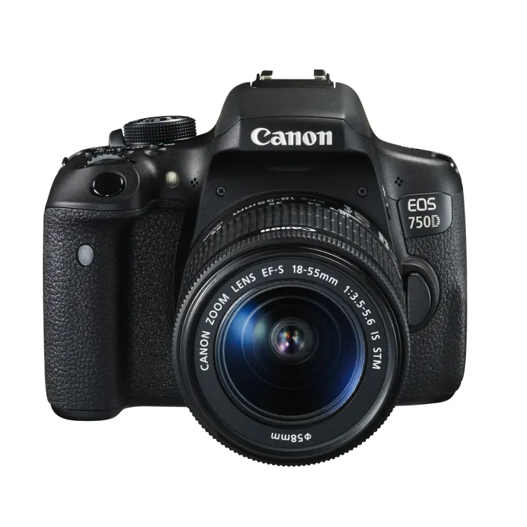 CANON EOS 750D 24.2 MP WITH 18-55MM IS STM LENS FULL HD WI-FI DSLR with DIGIC 6 image Processor and CMOS Sensor Camera